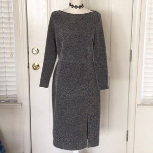 BANANA REPUBLIC Boat Neck Herringbone Pencil